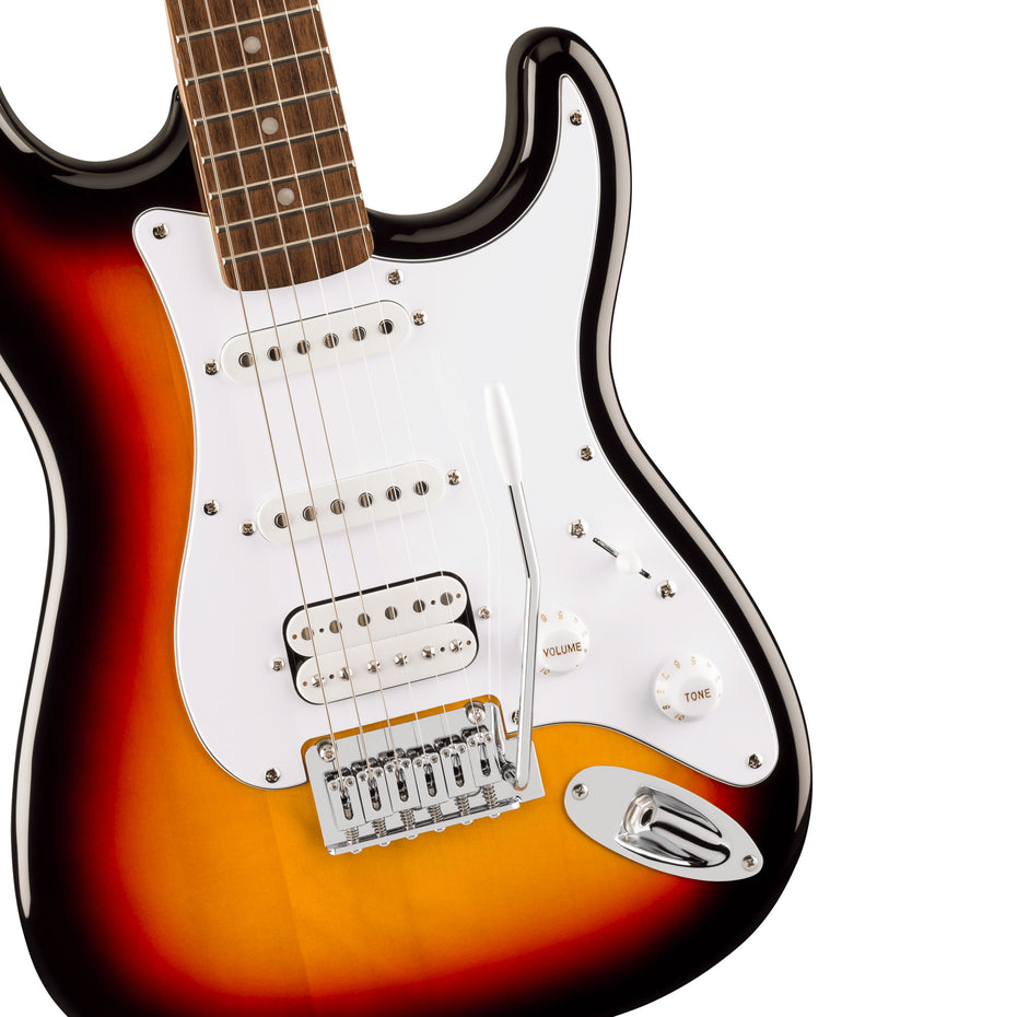 037-8180-583 - Fender Squier Affinity Series Stratocaster Junior HSS electric guitar 3-Colour Sunburst