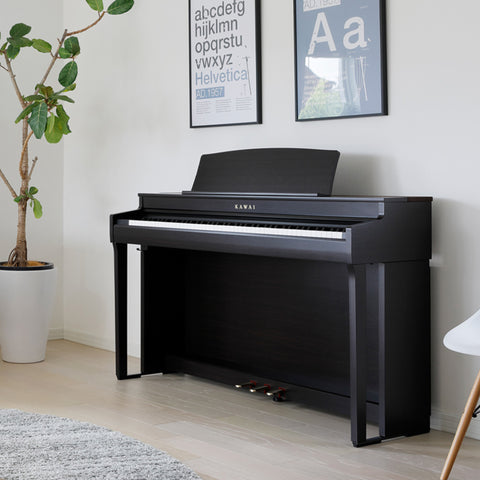 CN-201B - Kawai CN-201 digital upright piano Black