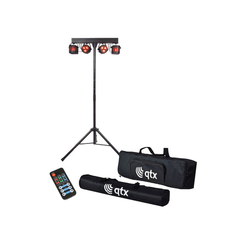 SK151547 - QTX Recharge DJ LED Derby & PAR bar with tripod stand Default title