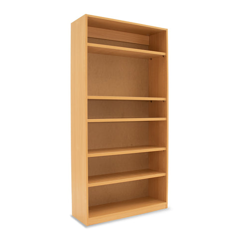 MEQ1800BC - Monarch MEQ1800 open bookcase with 1 fixed and 4 adjustable shelves Default title