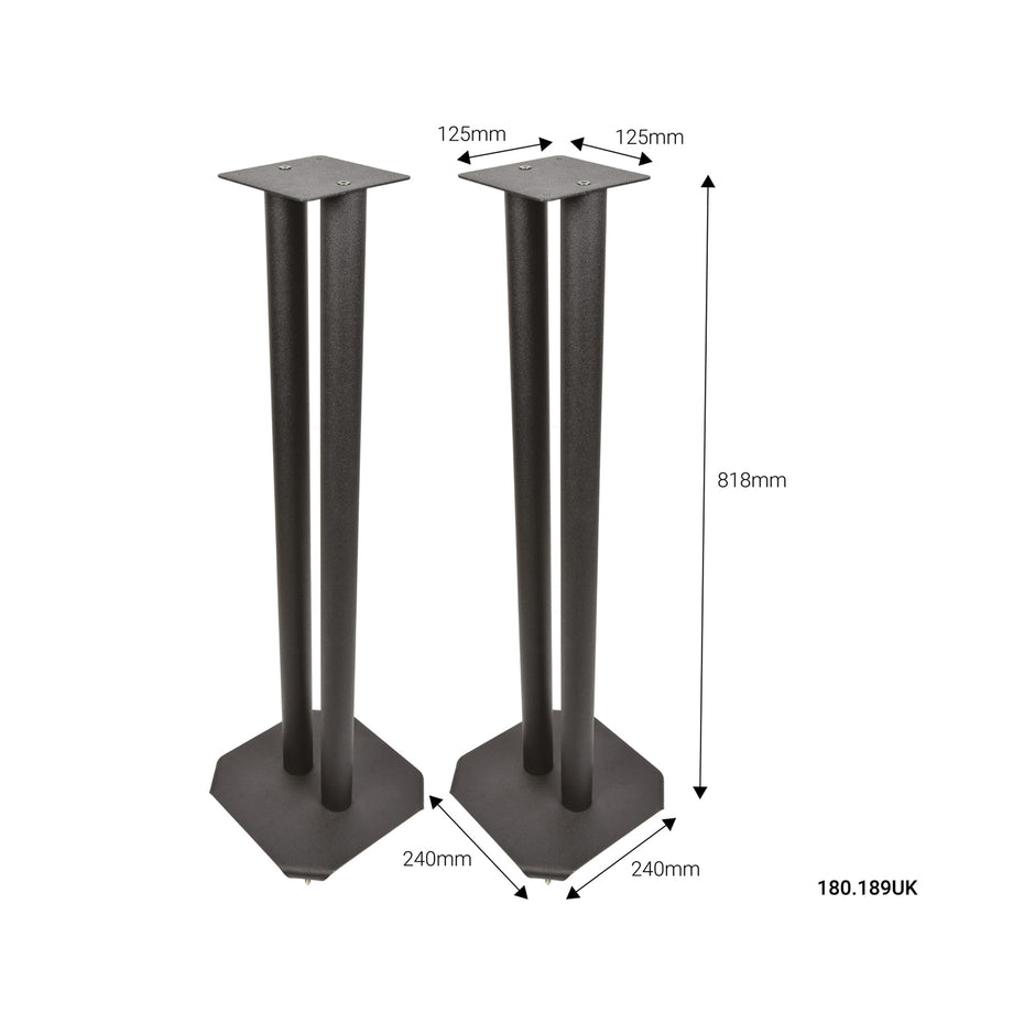 SK180189 - QTX studio monitor stands pair Default title