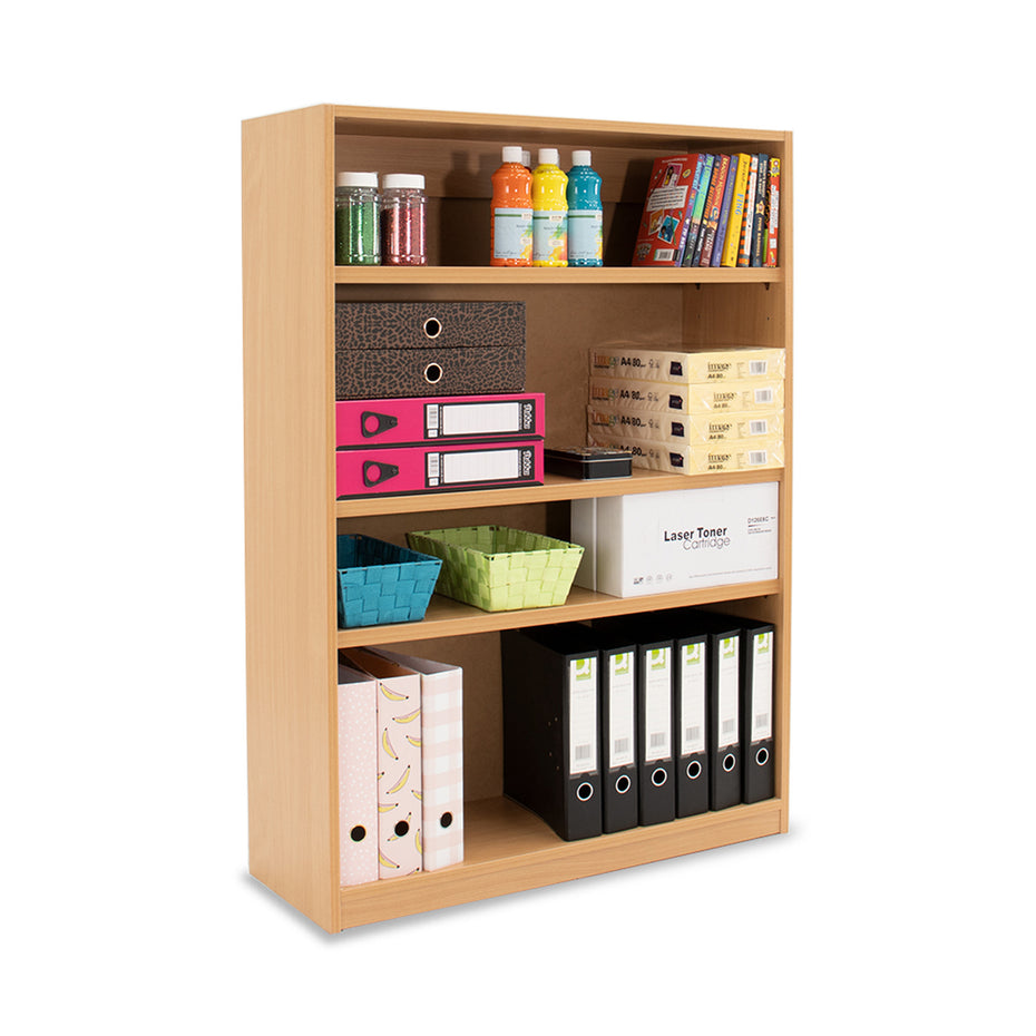 MEQ1250BC - Monarch MEQ1250 open bookcase with 1 fixed & 2 adjustable shelves Default title