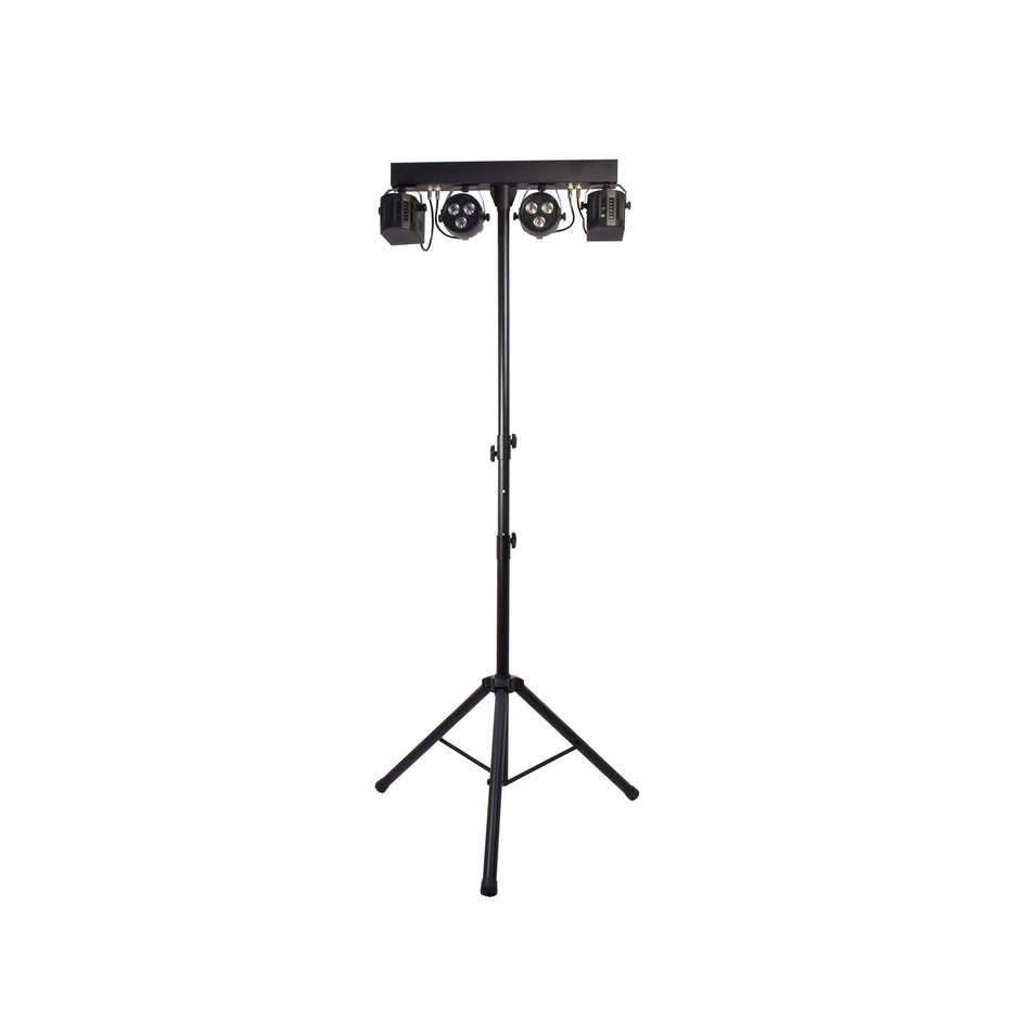 SK151547 - QTX Recharge DJ LED Derby & PAR bar with tripod stand Default title