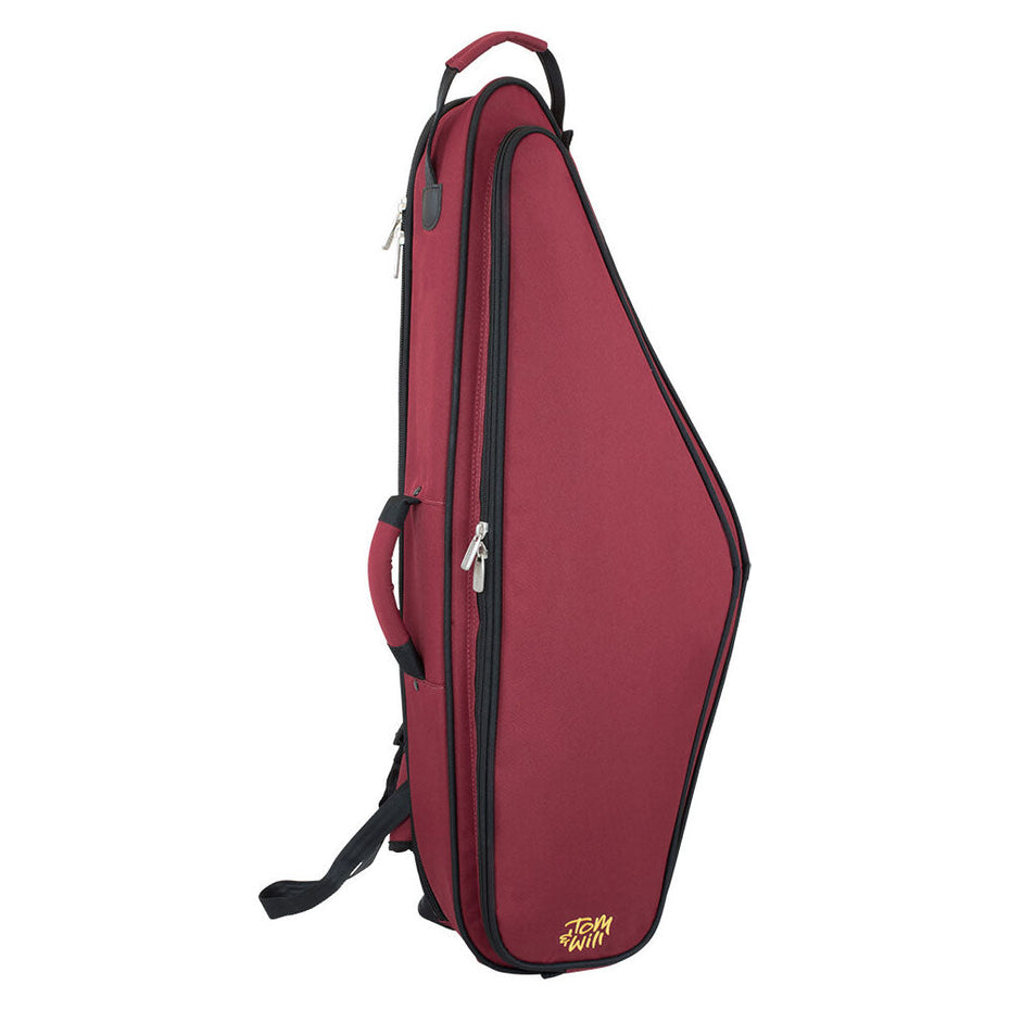 36TS-359 - Tom & Will tenor sax gig bag Burgundy with grey interior