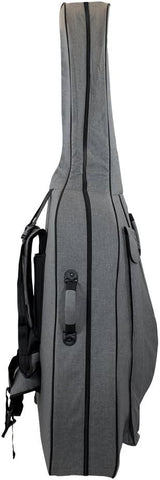 46BS34-315 - Tom & Will double bass gig bag 3/4 size Grey with red interior