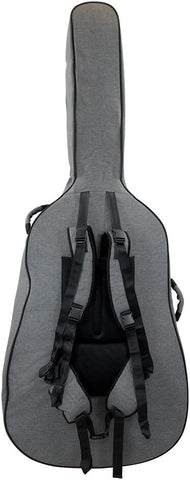 46BS34-315 - Tom & Will double bass gig bag 3/4 size Grey with red interior