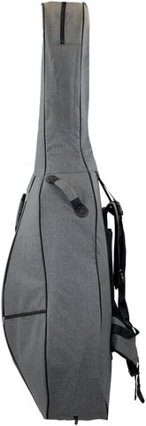 46BS34-315 - Tom & Will double bass gig bag 3/4 size Grey with red interior