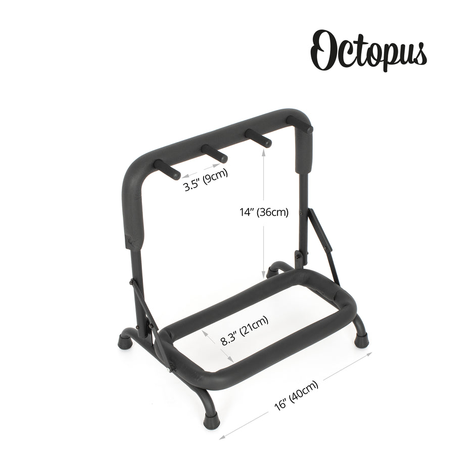 OC-480 - Octopus universal stand for multiple ukuleles 3 ukuleles