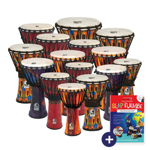 SFDJ-15PK - Toca Freestyle djembe 15 player pack - rope tuned Default title