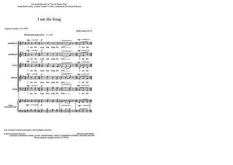 OUP-3433021 - Chilcott I am the song: Vocal score Default title