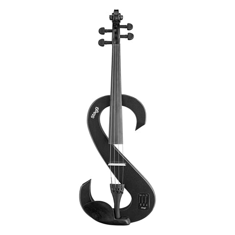 EVA44-BK - Stagg 4/4 s-shaped electric viola outfit Default title