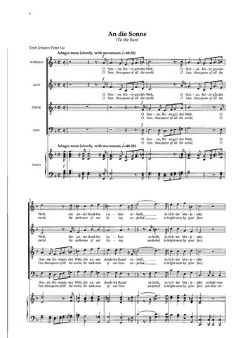 F51250X - Four Partsongs - SATB and piano Default title