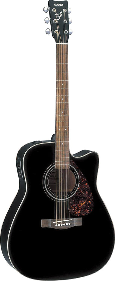 FX370C-BL - Yamaha FX370C 4/4 dreadnought cutaway electro-acoustic guitar in gloss Black