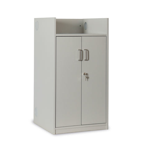 GRYLECTERN - Monarch classic lectern with lockable storage Grey