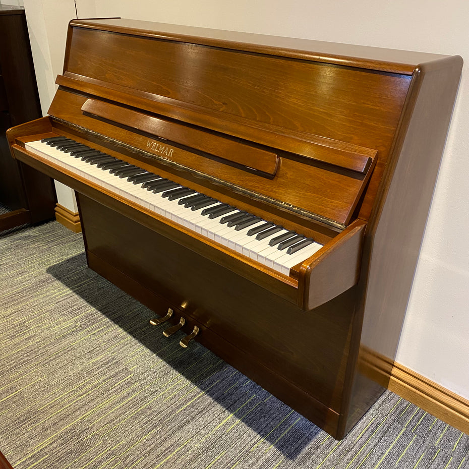 IK-2ND9858 - Pre-owned Welmar A4 upright piano in mahogany satin Default title