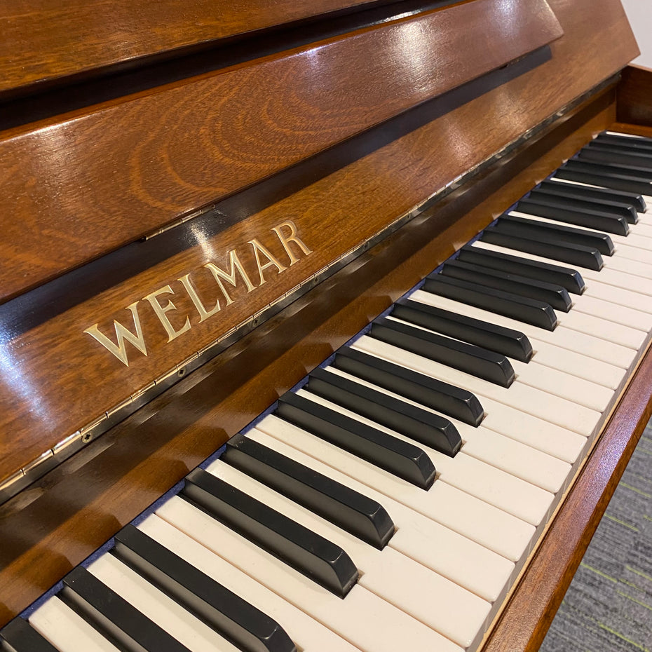 IK-2ND9858 - Pre-owned Welmar A4 upright piano in mahogany satin Default title