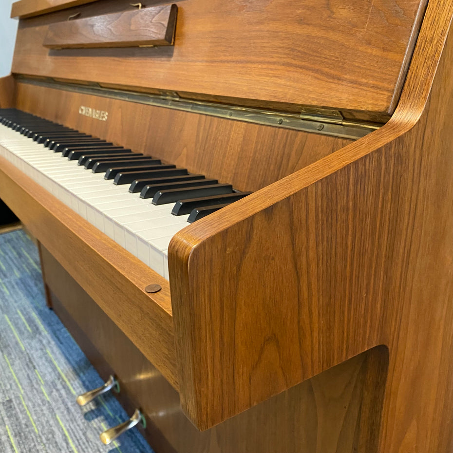 IK-2ND9884 - Pre-owned Kemble Classic 'C.Venables' upright piano in teak satin Default title