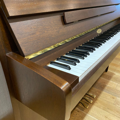 IK-2ND9892 - Pre-owned Kemble Cambridge 10 upright piano in dark walnut satin Default title