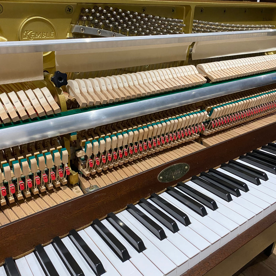 IK-2ND9892 - Pre-owned Kemble Cambridge 10 upright piano in dark walnut satin Default title