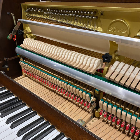 IK-2ND9892 - Pre-owned Kemble Cambridge 10 upright piano in dark walnut satin Default title