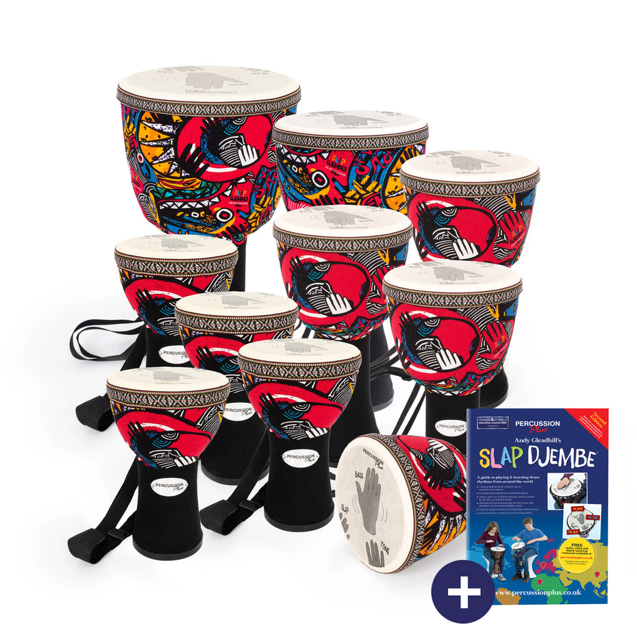 PP663-10PK - Percussion Plus Slap Djembe 10 pack - pre-tuned Default title