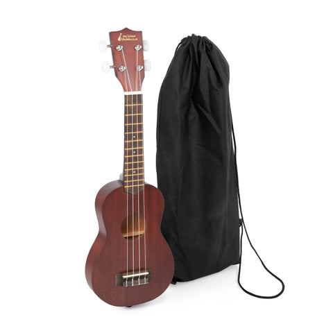 MYSCHOOLUKE-SNT - My School Ukulele slim body soprano uke Natural