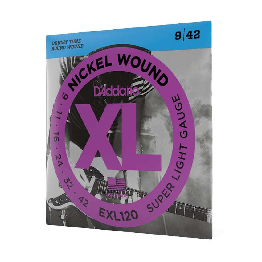 EXL120 - D'Addario XL electric guitar strings Super light (09-42)