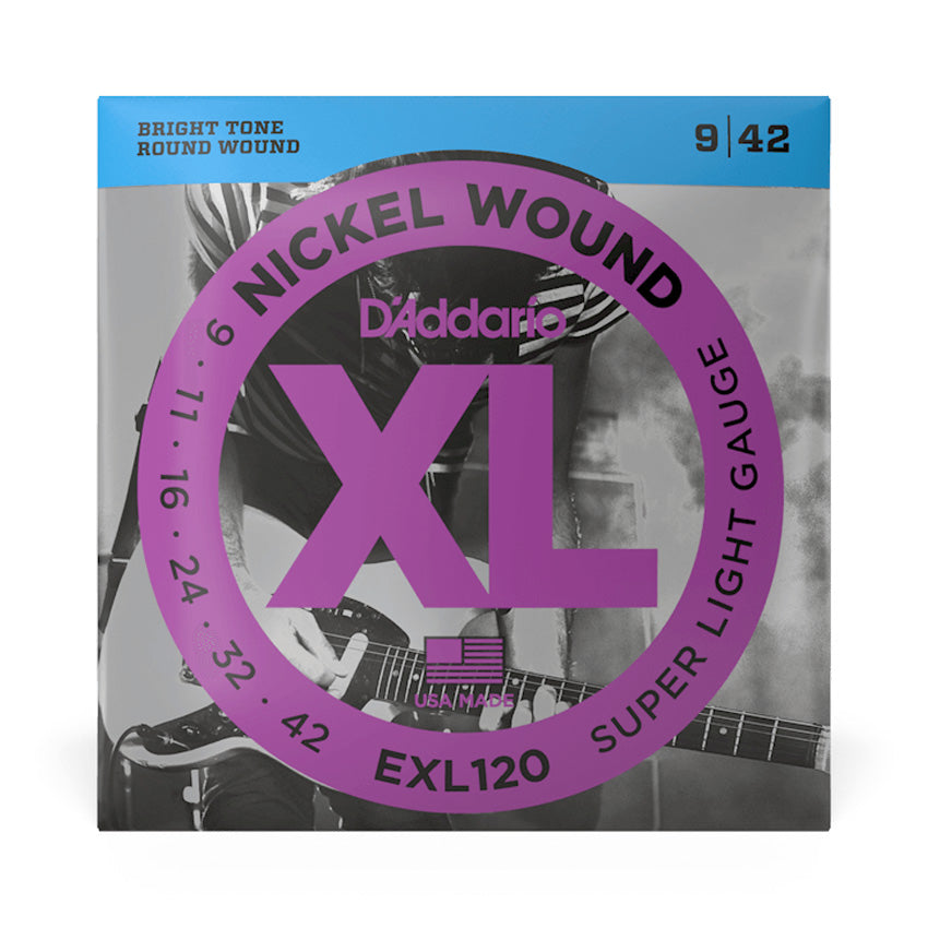 EXL120 - D'Addario XL electric guitar strings Super light (09-42)