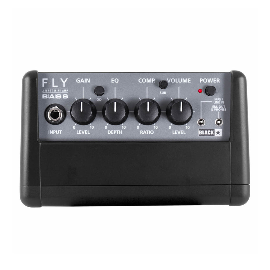 BA102019-H - Blackstar Fly3 mini bass guitar amplifier - Jet black Default title