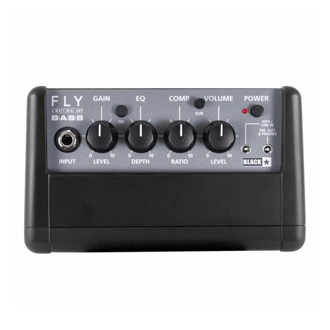 BA102019-H - Blackstar Fly3 mini bass guitar amplifier - Jet black Default title