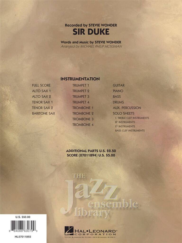 HL07011893 - Sir Duke: Jazz Ensemble Default title