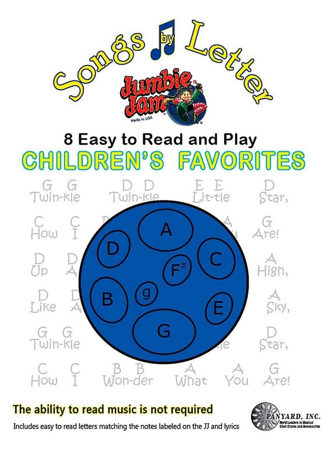 JJ5514 - Jumbie Jam - Songs By Letter Children's Favourites for Steel Drum Default title