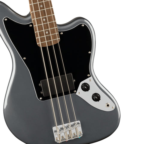 037-8501-569 - Fender Squier Affinity Series Jaguar Bass H guitar Charcoal Frost Metallic