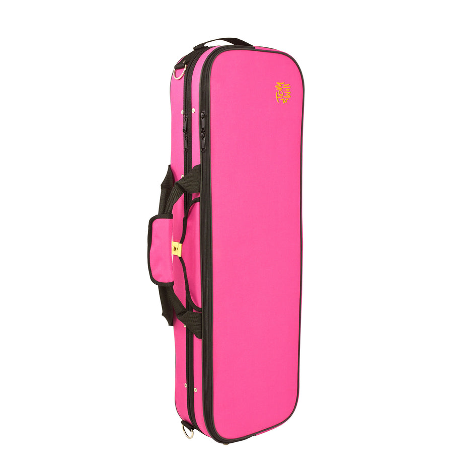 43VL34-630 - Tom & Will Classic 3/4 size violin gig case Hot pink