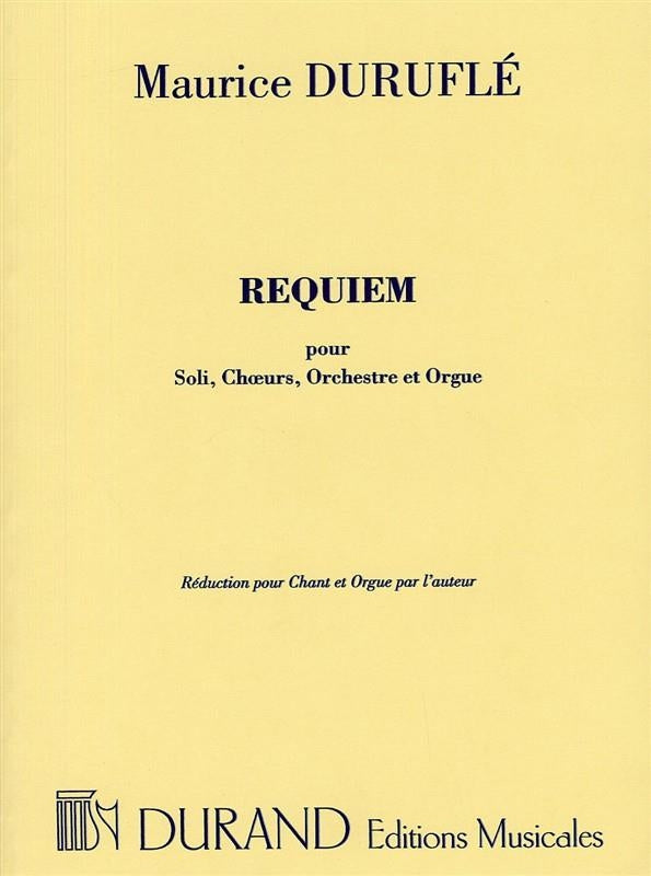 DF01337300 - Durufle Requiem opus 9 - vocal score Default title