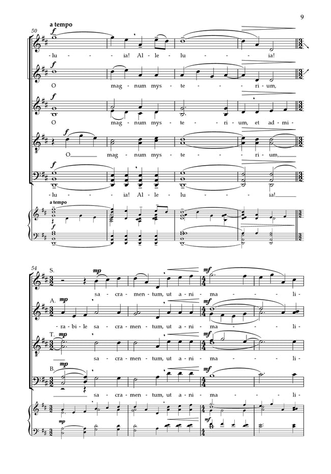 F521282 - Lauridsen O Magnum Mysterium - SATB Default title