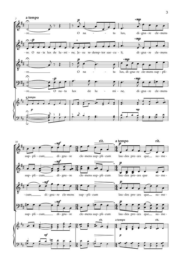 F52415X - Lauridsen O Nata Lux - SATB Default title