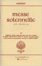 GS32405 - Charles Gounod: Messe Solennelle (St. Cecilia) (Vocal Score)-Schirmer Edition Default title