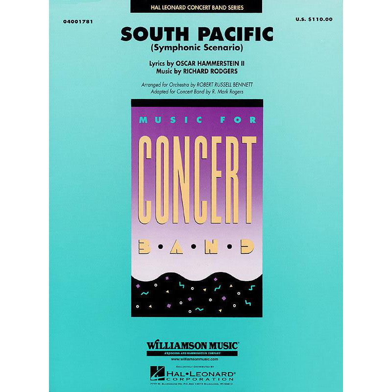 HL04001781 - South Pacific - Highlights (Symphonic Scenario): Hal Leonard Concert Band Default title