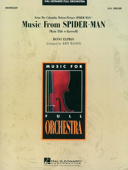 HL04490239 - Music from Spider-Man: HL Full Orchestra Default title