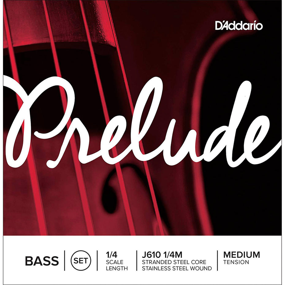 J610M-14 - D'Addario Prelude double bass string set 1/4 size