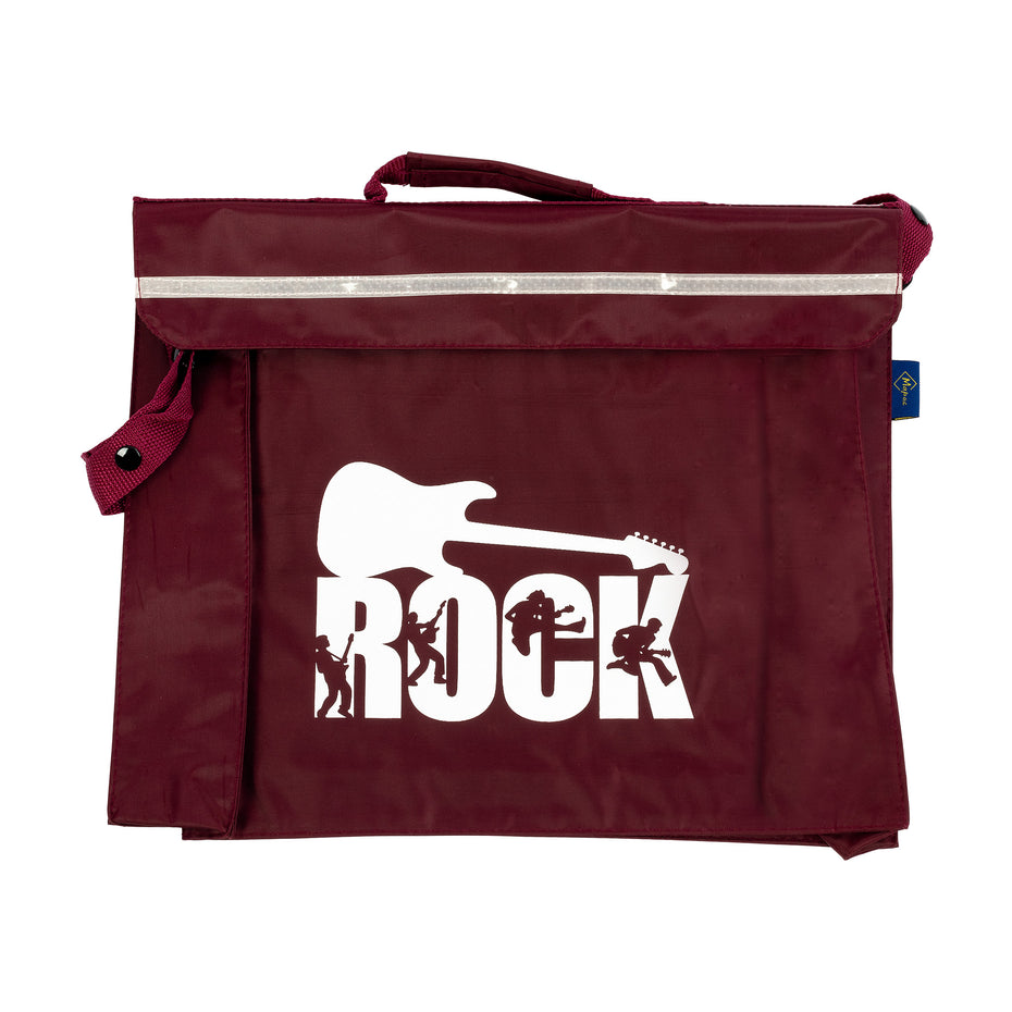 MP11785-BY - Primo music bag with 'Rock' design Burgundy