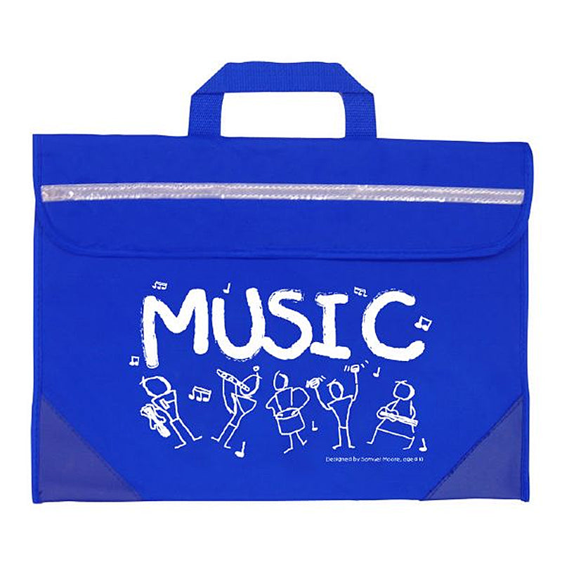 MP21930-RB - Duo music bag with Sam Moore 'Music' design Royal blue