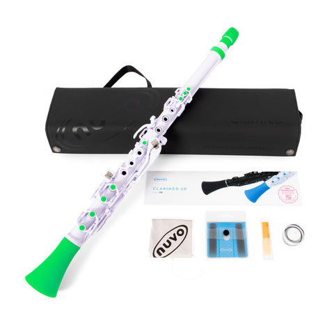 N120CLGN - Nuvo N120 Clarineo outfit White with green trim