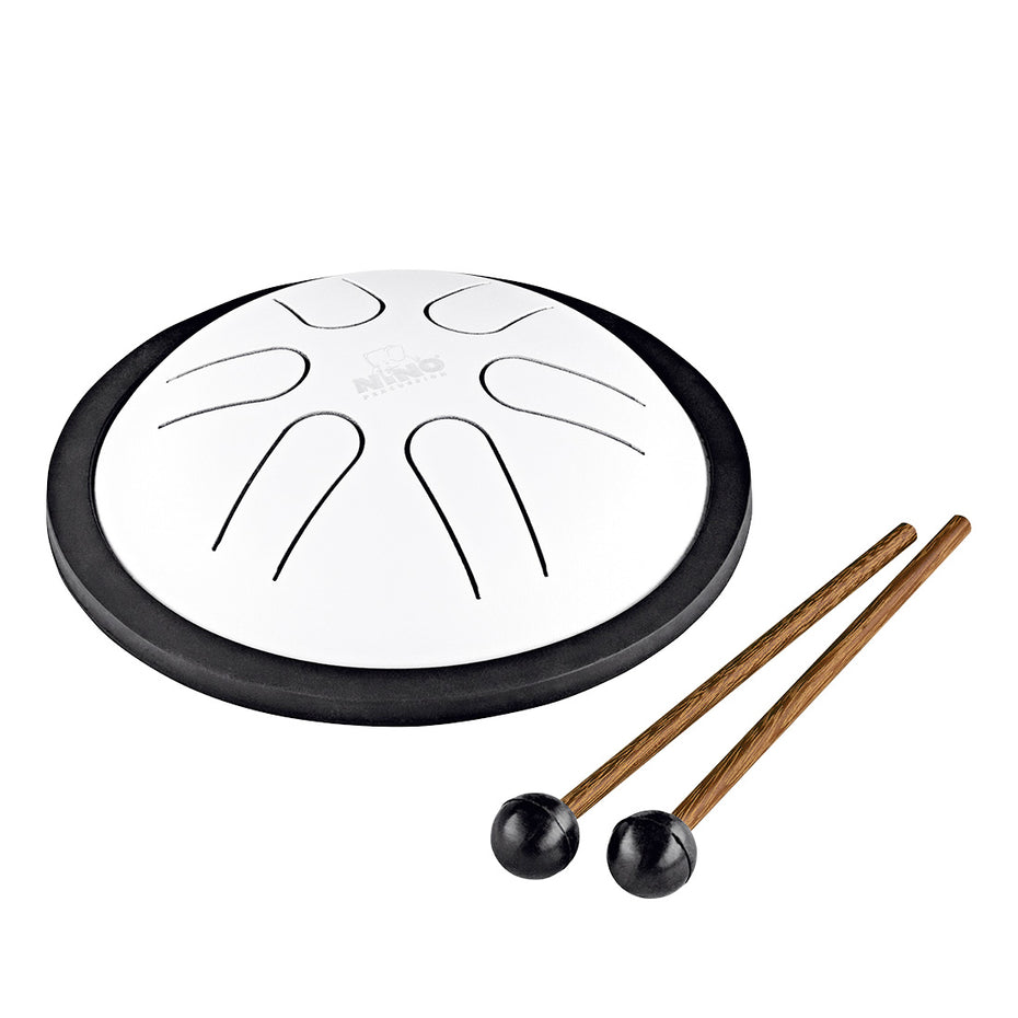 NINO980WH - NINO Percussion Mini Melody Steel Tongue Drum White