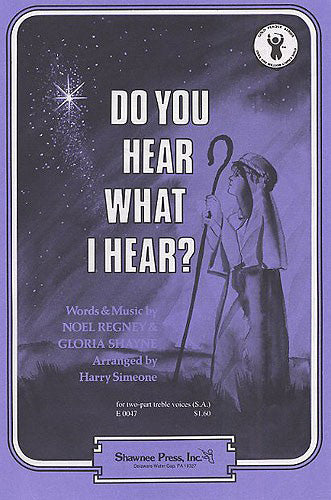 SP18849 - Noel Regney / Gloria Shayne: Do You Hear What I Hear? (SA) Default title