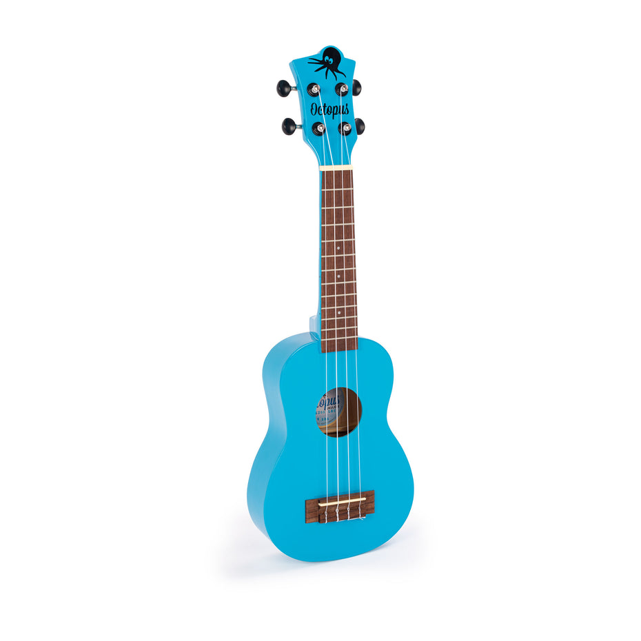 UK205-LBU - Octopus Academy soprano ukulele Light blue