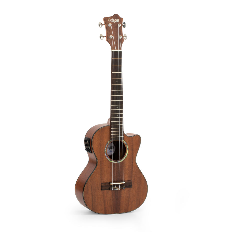 UK495TCE - Octopus All solid acacia electro-acoustic tenor ukulele Default title