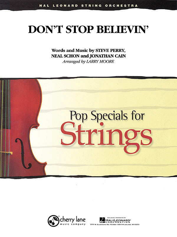 HL02501595 - Don't Stop Believin' from Glee: Pop Specials for Strings Default title