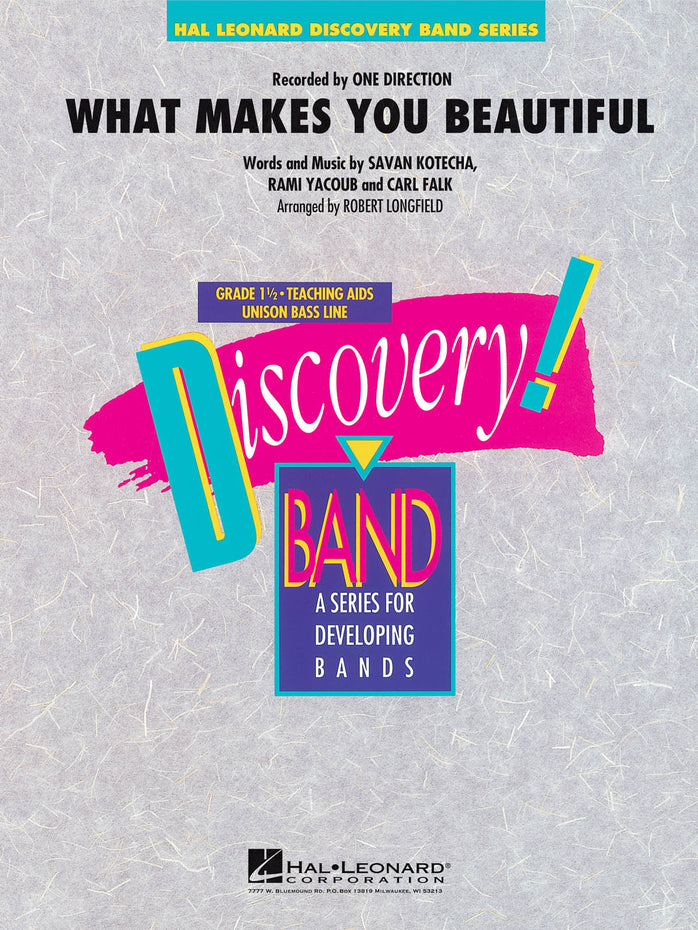 HL04003568 - What Makes You Beautiful: Discovery Concert Band Default title